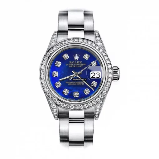 Remarkable Fake Rolex Oyster Perpetual Lady Date 69160 Automatic Movement 26mm Steel Case Womens Watch