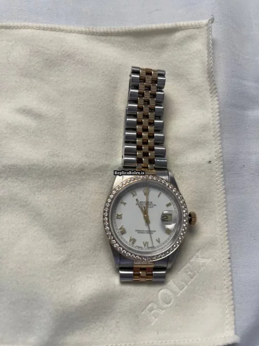 Excellent Fakes Rolex Datejust 116233 Caliber 3135 Automatic Movement 36mm Gold/steel Case Mens/unisex Watch - Image 8