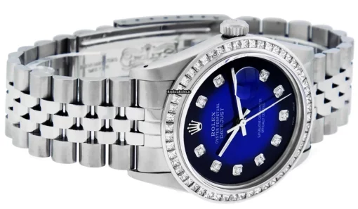 Fabulous Fake Rolex Datejust Caliber 3035 Automatic Movement 36mm Steel Case Mens/unisex Watch - Image 4