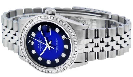 Fabulous Fake Rolex Datejust Caliber 3035 Automatic Movement 36mm Steel Case Mens/unisex Watch - Image 7