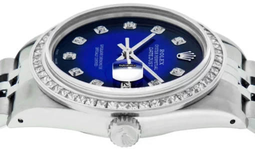 Fabulous Fake Rolex Datejust Caliber 3035 Automatic Movement 36mm Steel Case Mens/unisex Watch - Image 8