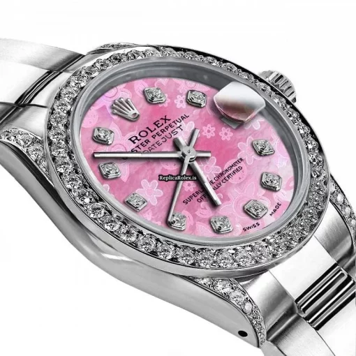 Wholesale Fake Rolex Oyster Perpetual Lady Date 69160 Automatic Movement 26mm Steel Case Womens Watch - Image 2