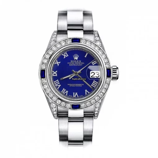 Wonderful Imitation Rolex Oyster Perpetual Lady Date 69160 Automatic Movement 26mm Steel Case Womens Watch