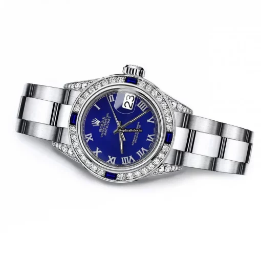 Wonderful Imitation Rolex Oyster Perpetual Lady Date 69160 Automatic Movement 26mm Steel Case Womens Watch - Image 2