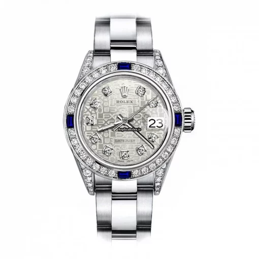 Reliable Fake Rolex Oyster Perpetual Lady Date 69160 Automatic Movement 26mm Steel Case Womens Watch