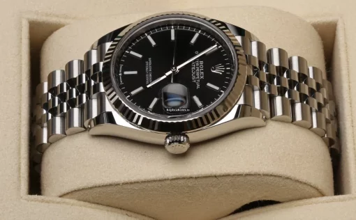 Stylish Imitation Rolex Datejust 126234-0015 Automatic Movement 36mm White Gold Case Mens/unisex Watch - Image 7