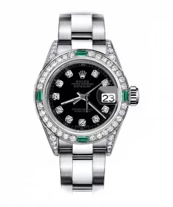 1:1 Replica Rolex Oyster Perpetual Lady Date 69160 Automatic Movement 26mm Steel Case Womens Watch
