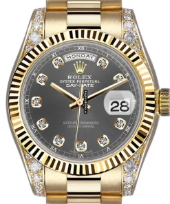 Fabulous Fake Rolex Day-date 36 18038 Automatic Movement Mens/unisex Watch