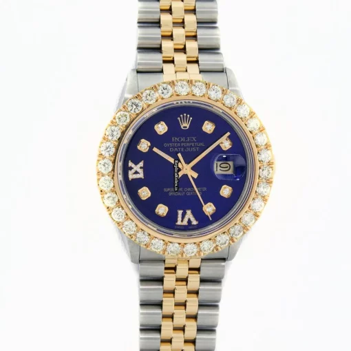 Recommend Fake Rolex Datejust 16013 Caliber 3035 Automatic Movement 36mm Gold/steel Case Mens/unisex Watch - Image 2