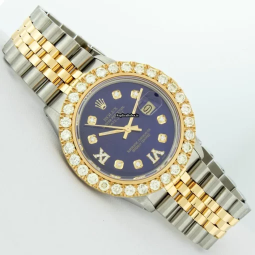 Recommend Fake Rolex Datejust 16013 Caliber 3035 Automatic Movement 36mm Gold/steel Case Mens/unisex Watch - Image 3