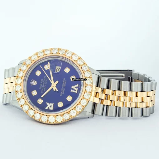 Recommend Fake Rolex Datejust 16013 Caliber 3035 Automatic Movement 36mm Gold/steel Case Mens/unisex Watch - Image 4