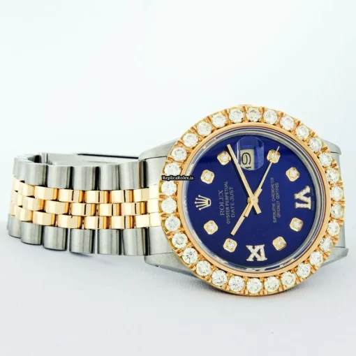 Recommend Fake Rolex Datejust 16013 Caliber 3035 Automatic Movement 36mm Gold/steel Case Mens/unisex Watch - Image 5