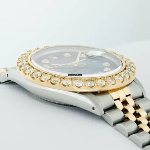 Recommend Fake Rolex Datejust 16013 Caliber 3035 Automatic Movement 36mm Gold/steel Case Mens/unisex Watch - Image 9