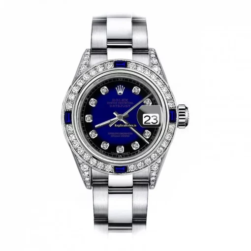 Special Replica Rolex Oyster Perpetual Lady Date 69160 Automatic Movement 26mm Steel Case Womens Watch