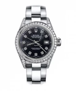 Superb Replica Rolex Oyster Perpetual Lady Date 69160 Automatic Movement 26mm Steel Case Womens Watch