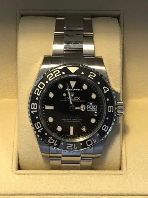 Excellent Replica Rolex Gmt-master II 116710ln Caliber 3186 Automatic Movement 40mm Steel Case Mens/unisex Watch - Image 6
