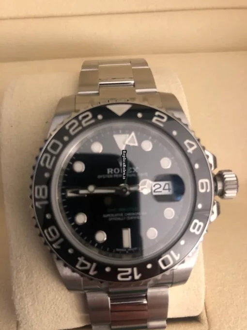 Excellent Replica Rolex Gmt-master II 116710ln Caliber 3186 Automatic Movement 40mm Steel Case Mens/unisex Watch - Image 8
