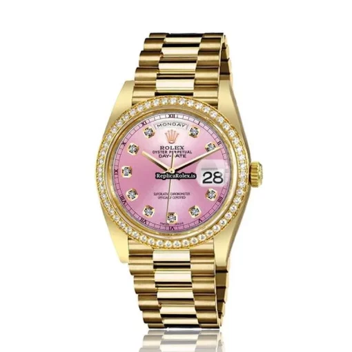 Defect Knockoff Rolex Day-date 36 18038 Automatic Movement Mens/unisex Watch - Image 2