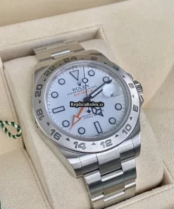 Nice Fake Rolex Explorer II 216570 Caliber 3187 Automatic Movement 42mm Steel Case Mens/unisex Watch