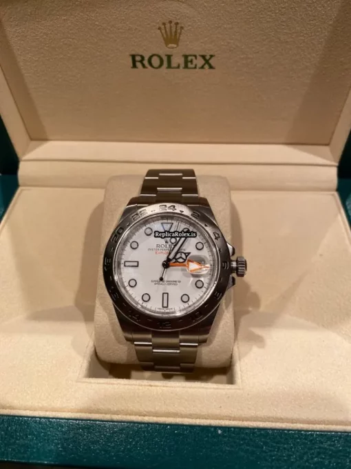 Nice Fake Rolex Explorer II 216570 Caliber 3187 Automatic Movement 42mm Steel Case Mens/unisex Watch - Image 10