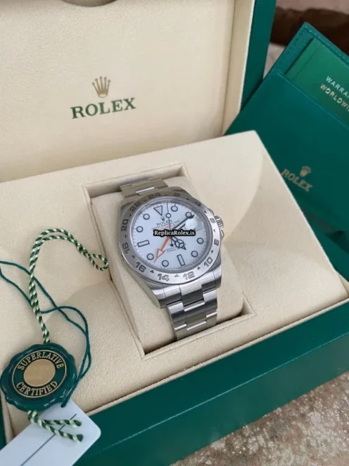 Nice Fake Rolex Explorer II 216570 Caliber 3187 Automatic Movement 42mm Steel Case Mens/unisex Watch - Image 2