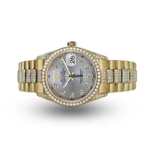 Offering Clone Rolex Day-date 36 18038 Automatic Movement Mens/unisex Watch - Image 3