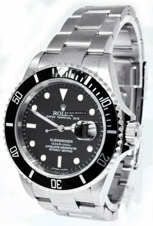 Marvellous Replica Rolex Submariner Date 16610 Automatic Movement 40mm Steel Case Mens/unisex Watch - Image 3