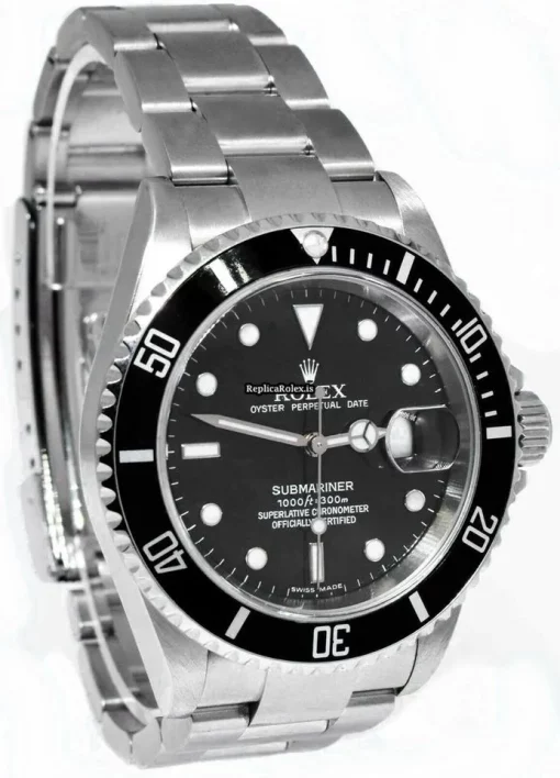 Marvellous Replica Rolex Submariner Date 16610 Automatic Movement 40mm Steel Case Mens/unisex Watch - Image 4