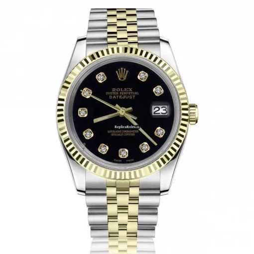 Trustworthy Replica Rolex Datejust 16233 Automatic Movement 36mm Gold/steel Case Mens/unisex Watch