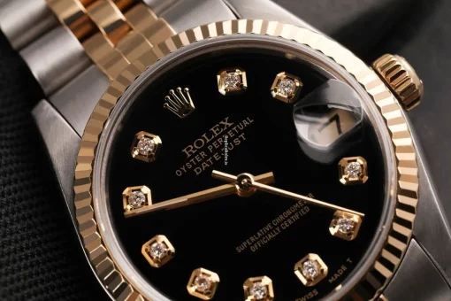 Trustworthy Replica Rolex Datejust 16233 Automatic Movement 36mm Gold/steel Case Mens/unisex Watch - Image 2