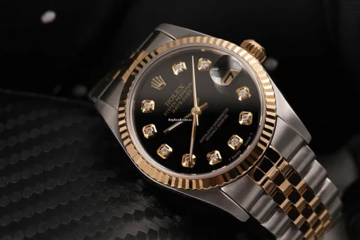 Trustworthy Replica Rolex Datejust 16233 Automatic Movement 36mm Gold/steel Case Mens/unisex Watch - Image 4