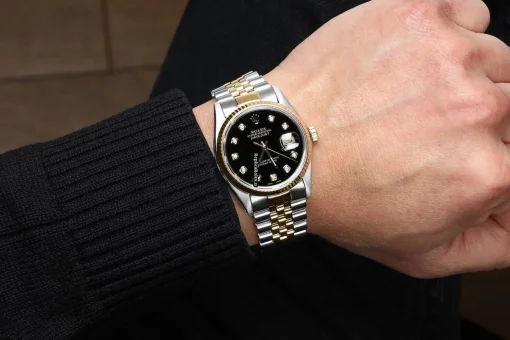 Trustworthy Replica Rolex Datejust 16233 Automatic Movement 36mm Gold/steel Case Mens/unisex Watch - Image 9