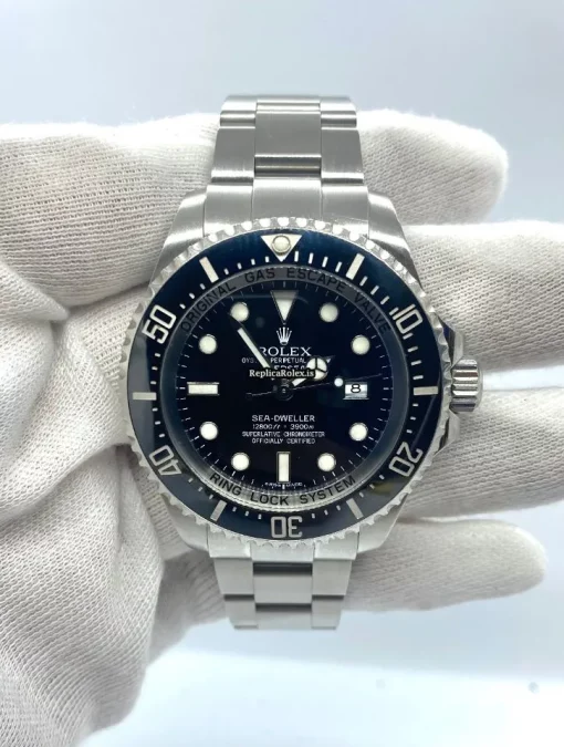 Neat Fake Rolex Sea-dweller Deepsea 116660 Caliber 3135 Automatic Movement 44mm Steel Case Mens/unisex Watch