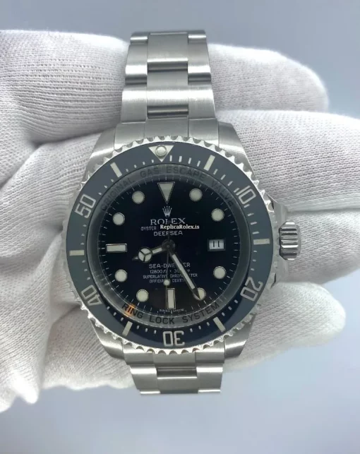 Neat Fake Rolex Sea-dweller Deepsea 116660 Caliber 3135 Automatic Movement 44mm Steel Case Mens/unisex Watch - Image 11