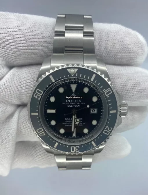 Neat Fake Rolex Sea-dweller Deepsea 116660 Caliber 3135 Automatic Movement 44mm Steel Case Mens/unisex Watch - Image 12