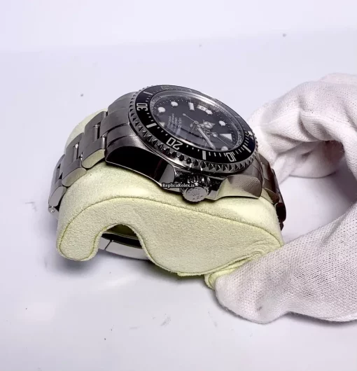 Neat Fake Rolex Sea-dweller Deepsea 116660 Caliber 3135 Automatic Movement 44mm Steel Case Mens/unisex Watch - Image 4