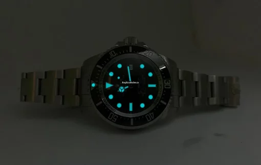 Neat Fake Rolex Sea-dweller Deepsea 116660 Caliber 3135 Automatic Movement 44mm Steel Case Mens/unisex Watch - Image 8