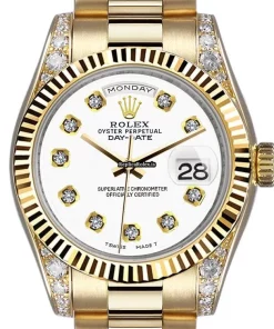 Superior Fake Rolex Day-date 36 18038 Automatic Movement Mens/unisex Watch