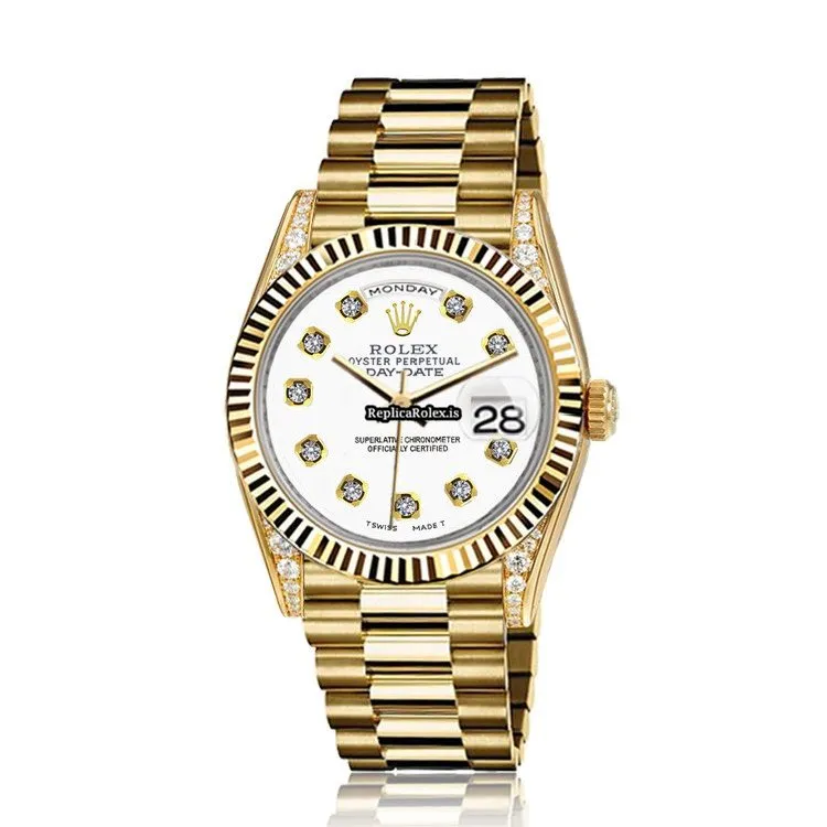 Superior Fake Rolex Day-date 36 18038 Automatic Movement Mens/unisex Watch - Image 2