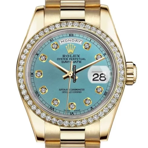 Epic Fake Rolex Day-date 36 18038 Automatic Movement Mens/unisex Watch