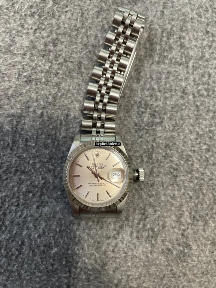 Incredible Replica Rolex Lady-datejust 69174 Caliber 2135 Automatic Movement 26mm Steel Case Womens Watch - Image 10