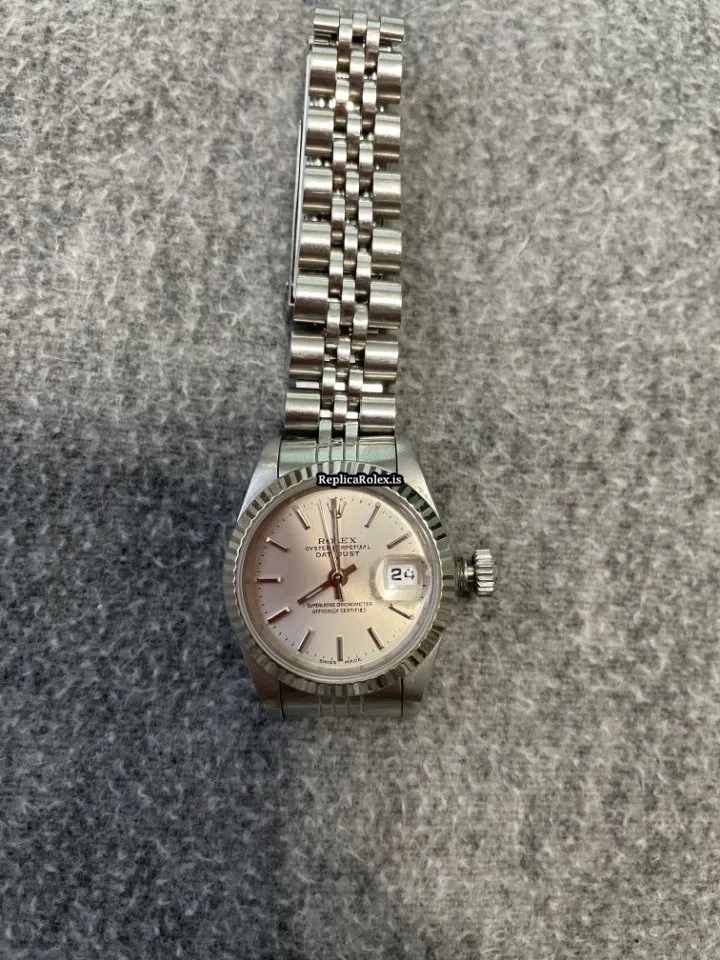 Incredible Replica Rolex Lady-datejust 69174 Caliber 2135 Automatic Movement 26mm Steel Case Womens Watch - Image 9