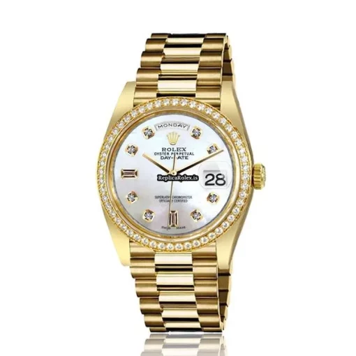 Swiss Fake Rolex Day-date 36 18038 Automatic Movement Mens/unisex Watch - Image 2