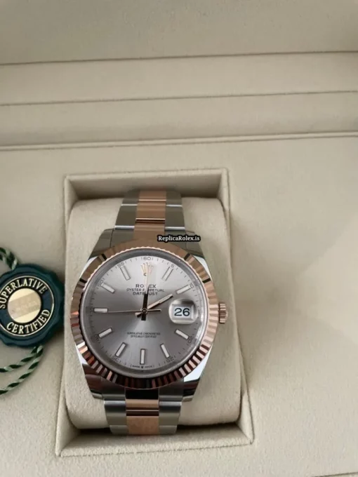 Neat Replica Rolex Datejust II 126331-009 Caliber 3235 Automatic Movement 41mm Gold/steel Case Mens/unisex Watch
