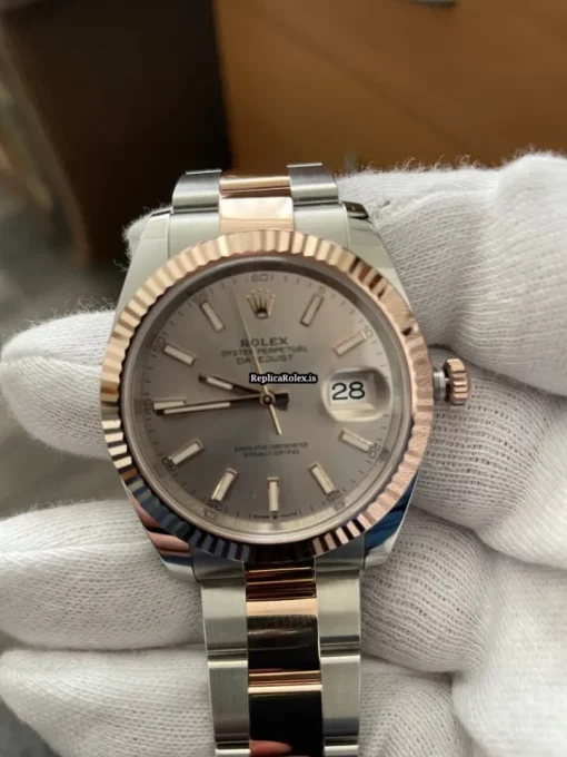 Neat Replica Rolex Datejust II 126331-009 Caliber 3235 Automatic Movement 41mm Gold/steel Case Mens/unisex Watch - Image 4