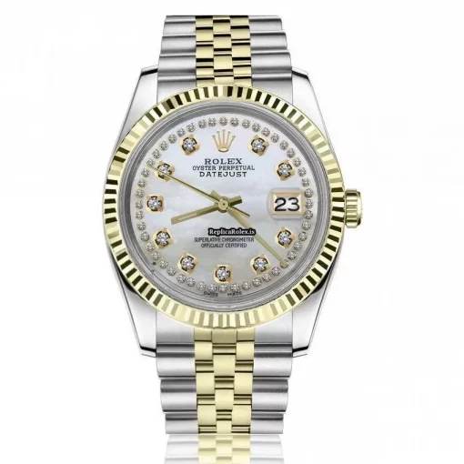 Ideal Replica Rolex Datejust 16013 Automatic Movement 36mm Gold/steel Case Mens/unisex Watch