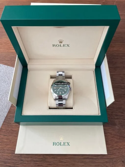 Trustworthy Replicas Rolex Milgauss 116400gv Caliber 3131 Automatic Movement 40mm Steel Case Mens/unisex Watch - Image 9