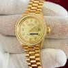 High Quality Fakes Rolex Lady-datejust 6917 Automatic Movement 26mm Yellow Gold Case Womens Watch