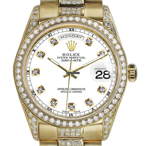 Defect Replica Rolex Day-date 36 18038 Automatic Movement Mens/unisex Watch