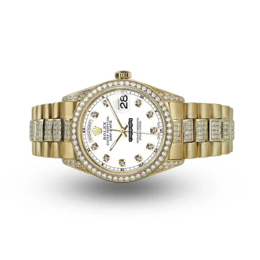 Defect Replica Rolex Day-date 36 18038 Automatic Movement Mens/unisex Watch - Image 3